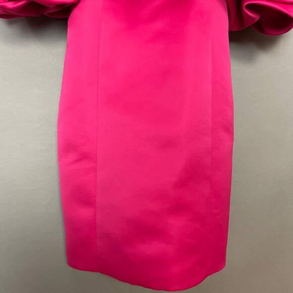 Forever 21 Off The Shoulder Dress Pink Ruffle Sleeve Large Mini Barbie Costume - Picture 4 of 9